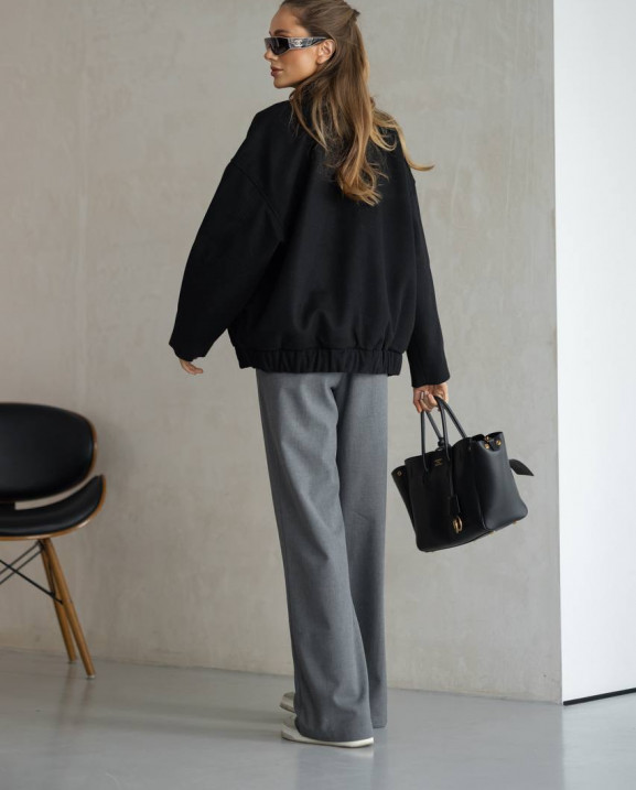 26 Бомбер кашеміровий на кнопках